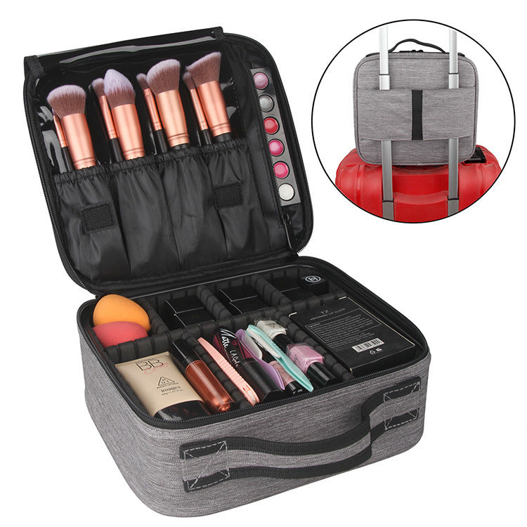 Small Double Layered Makeup Travel Bag