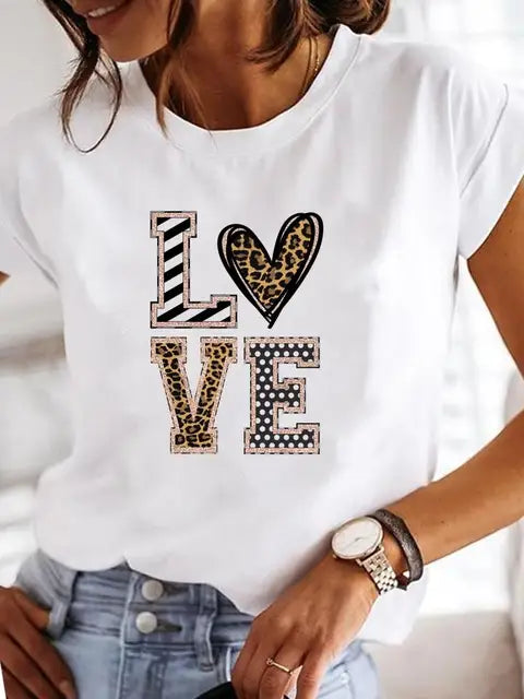 Sweet Print Summer T-shirt